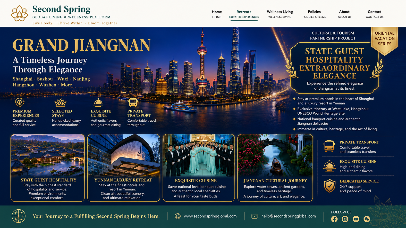 Grand Jiangnan: a timeless journey through elegance