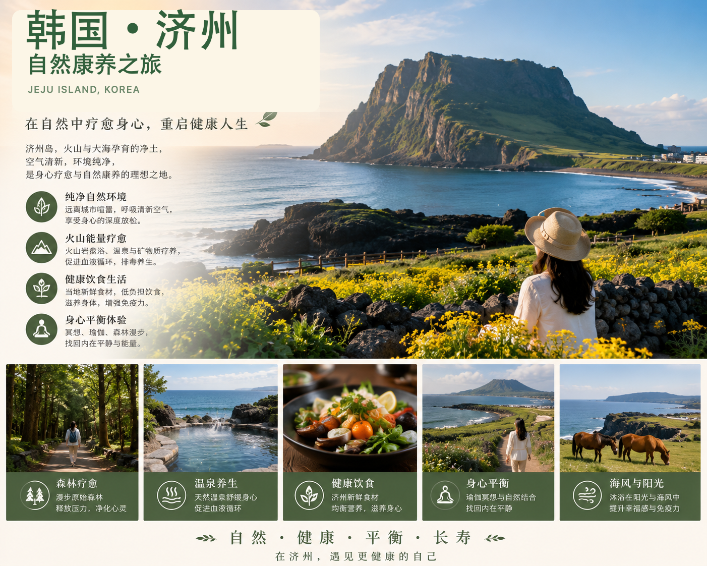 韩国济州自然康养之旅