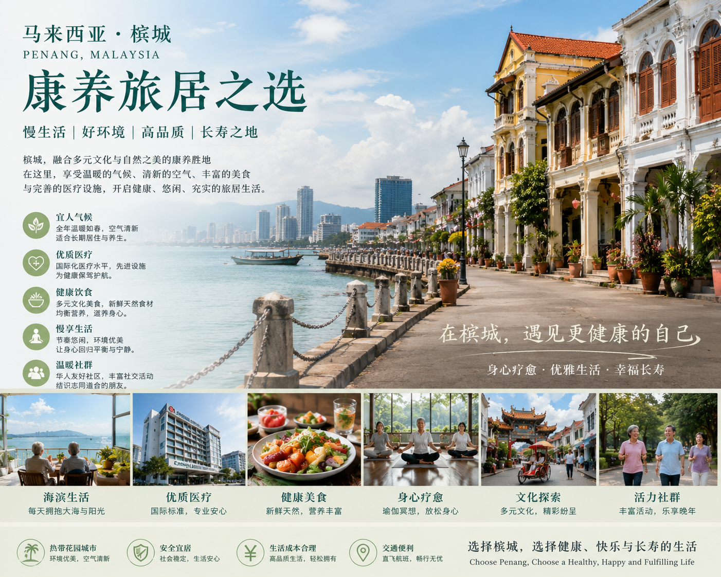 马来西亚槟城康养旅居之选