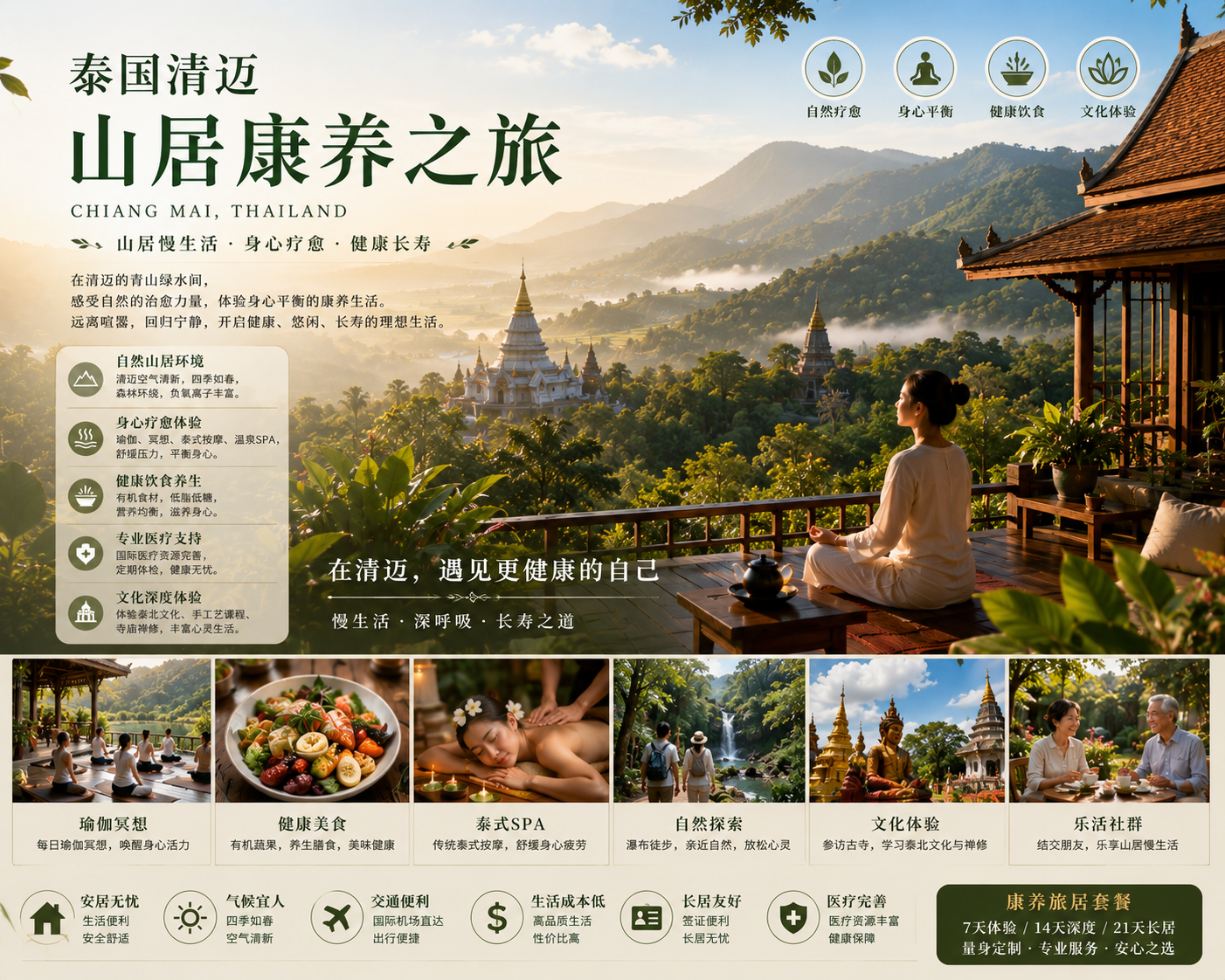 泰国清迈山居康养之旅